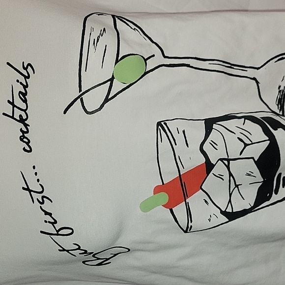 Boohoo Plus But First Cocktails Baby Tee - Picture 2 of 7